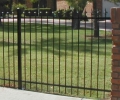 5' tall security fencing with finials (spears)