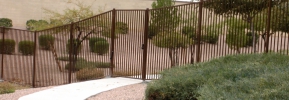 Strong secure security fencing for this HOA