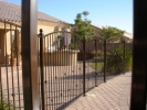 Arched pool fencing & double gates