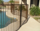 curved classic pool fencing